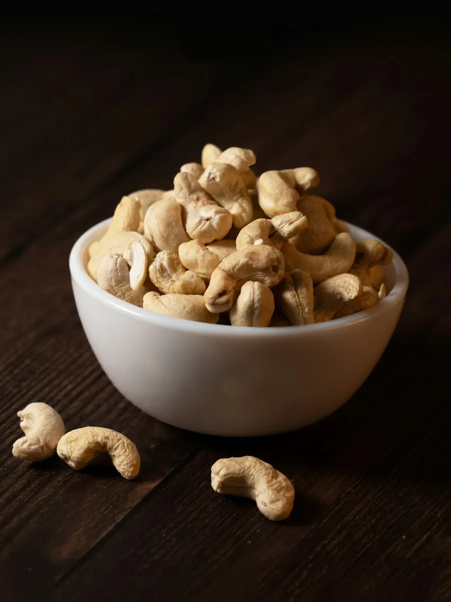 Cashews in a bowl